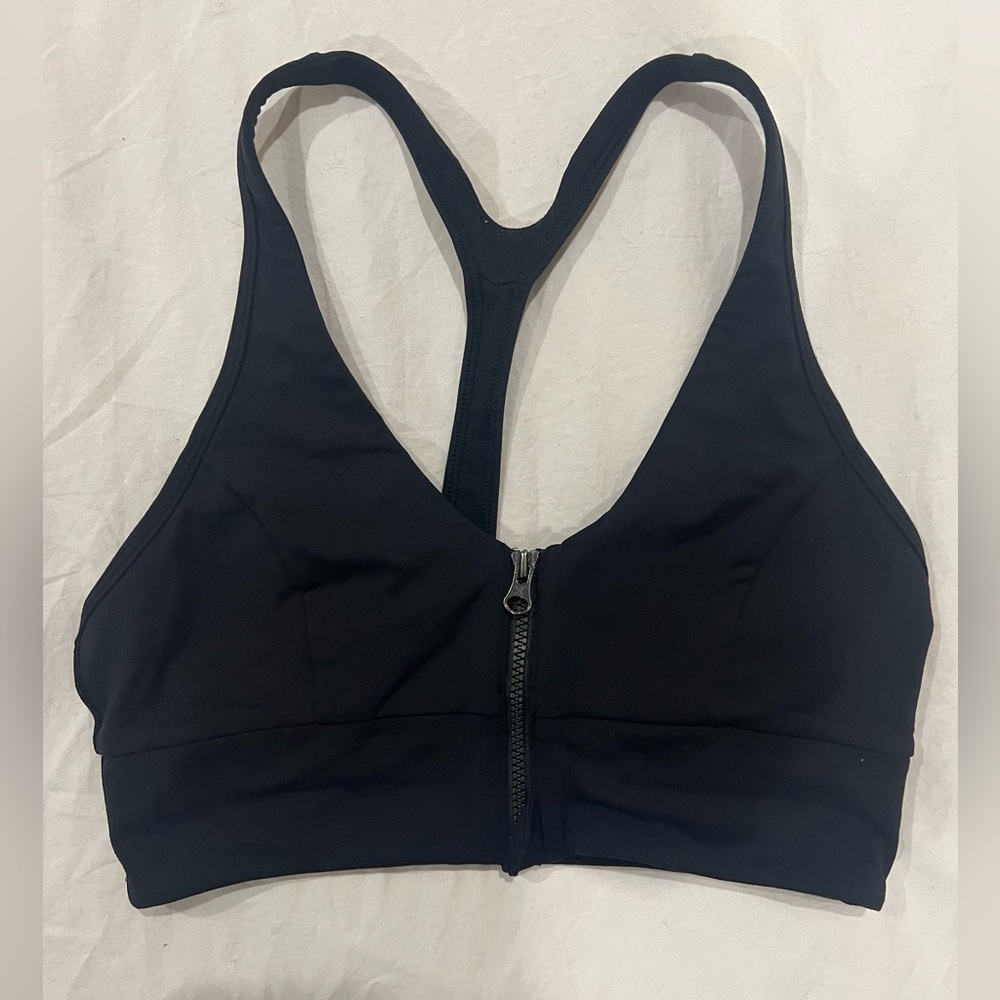 Lululemon front zip racerback bra size 6
